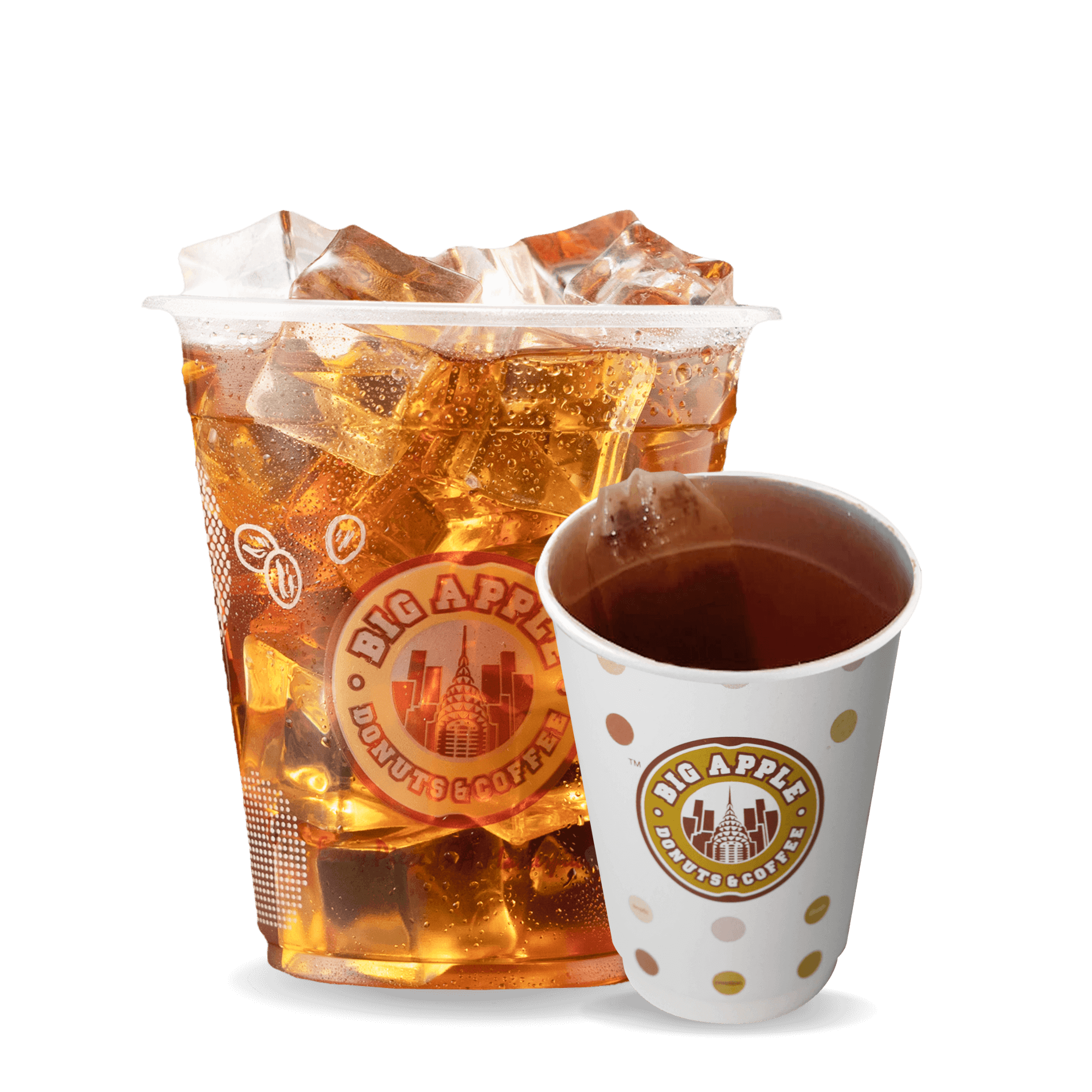 Big Apple Donuts & Coffee's New Beverages, Passion Tea Cold & Hot