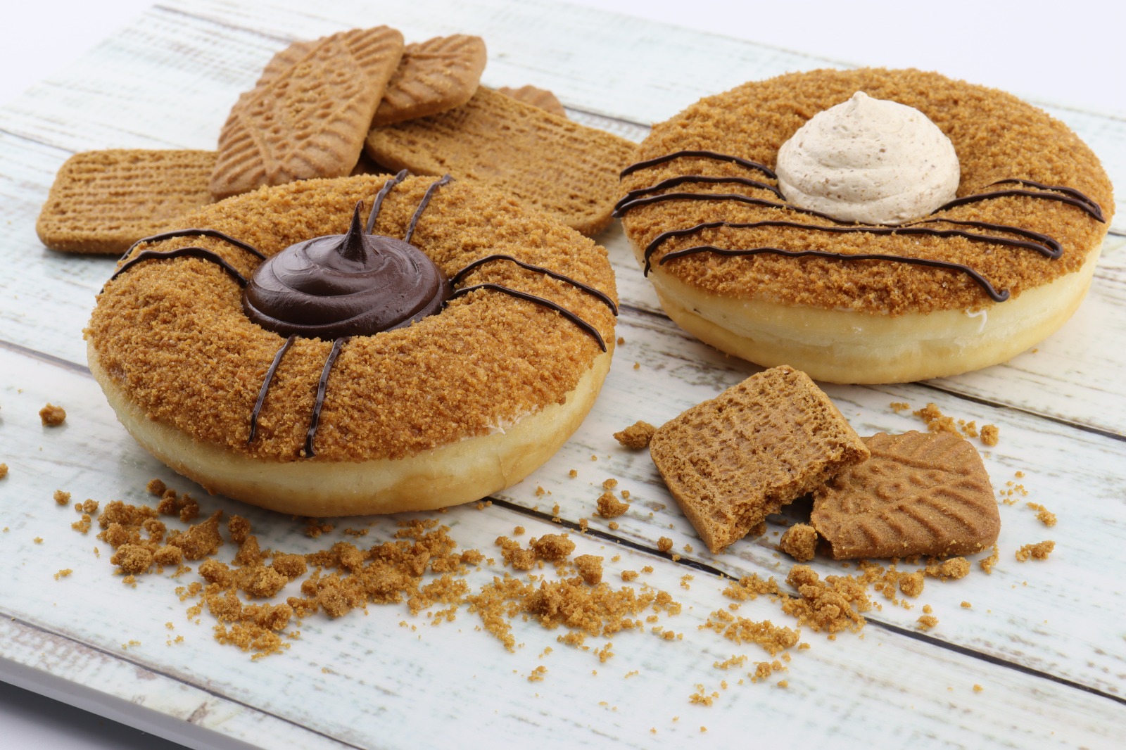 Introducing Double Caramel Biscuit Donuts and Choco Caramel Biscuit Donuts: A Sweet Treat That Everyone Loves