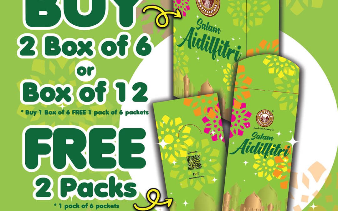 BUY 2 BOX OF 6 OR BOX OF 12, FREE 2 PACKS